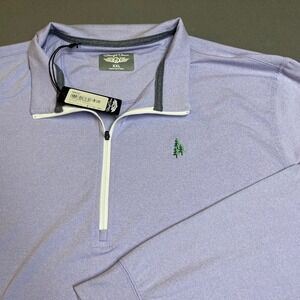 Straight Down Ballard Golf 1/4 Zip Pullover XXL Whispering Pines JC